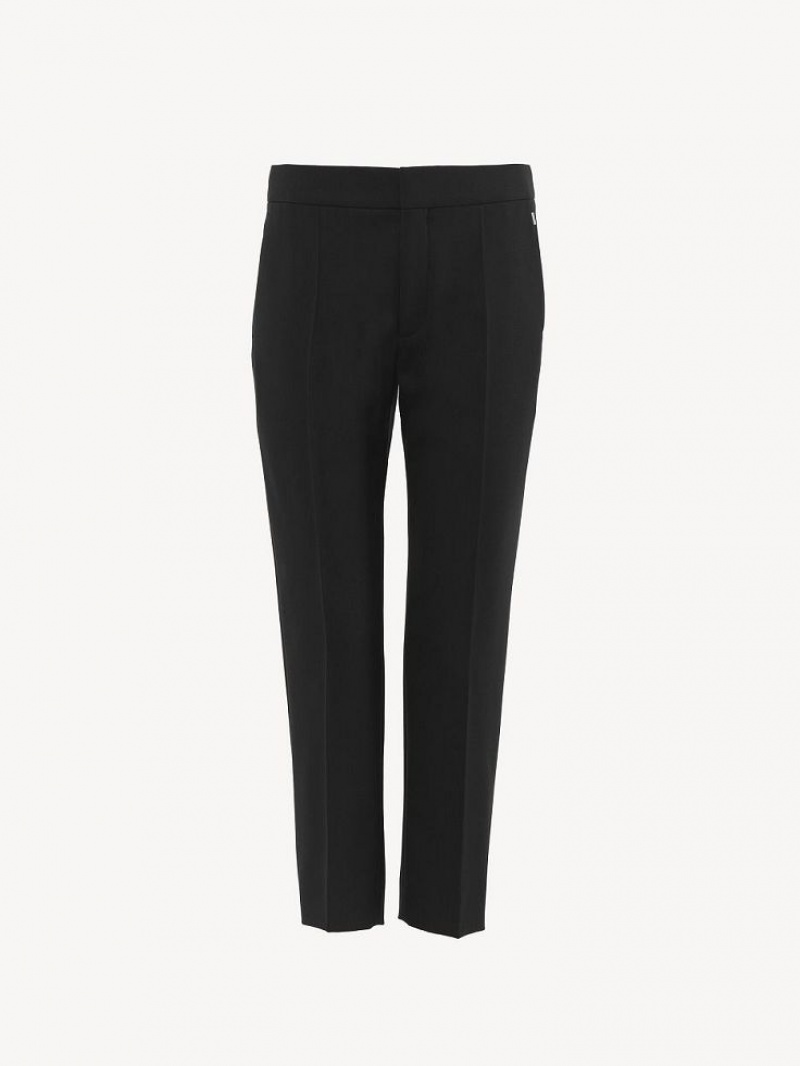Chloe Cropped Cigarette Takım Elbise Siyah | CHE-SR14034