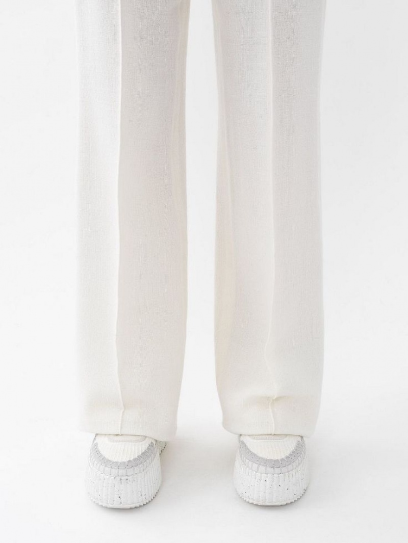 Chloe Geniş-leg Takım Elbise Beyaz | CHE-SR14061