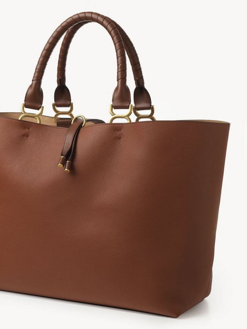Chloe Marcie Tote Çanta Kahverengi | CHE-SR13342