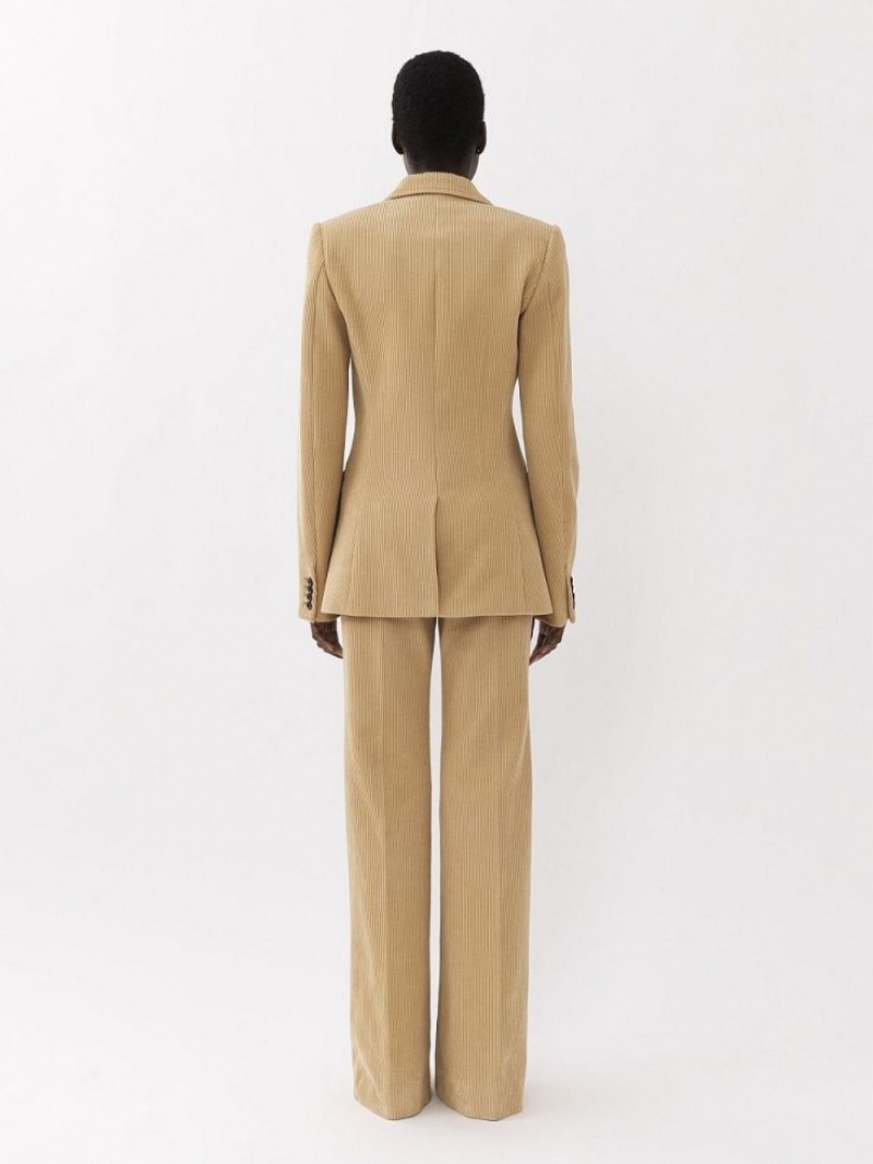 Chloe Tailored Takım Elbise Bej Rengi | CHE-SR14068