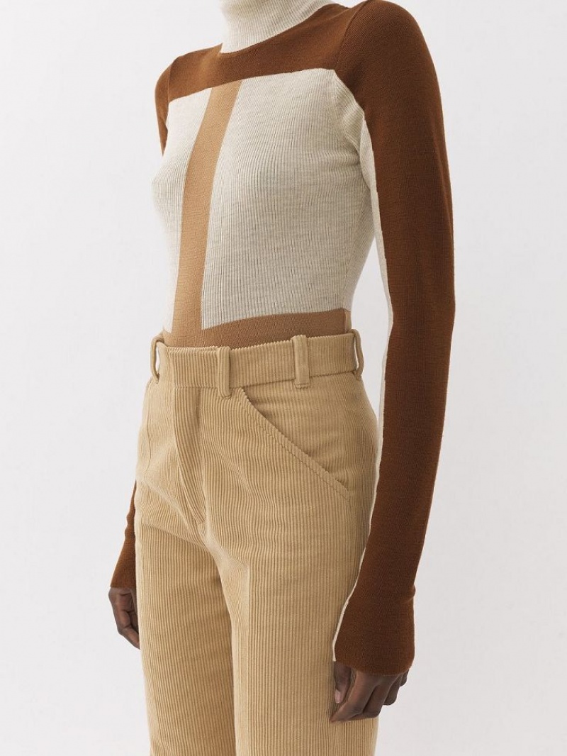 Chloe Tailored Takım Elbise Bej Rengi | CHE-SR14068